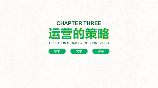 短视频自媒体运营操作指南PPT模板整套素材免费下载